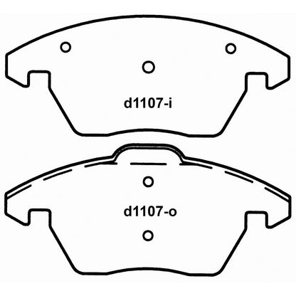Wagner Brake Disc Brake Pad Set QC1107