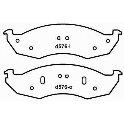 Wagner Brake Disc Brake Pad Set QC576