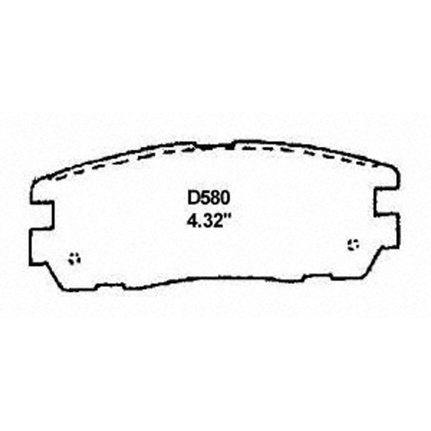 Wagner Brake Disc Brake Pad Set QC580