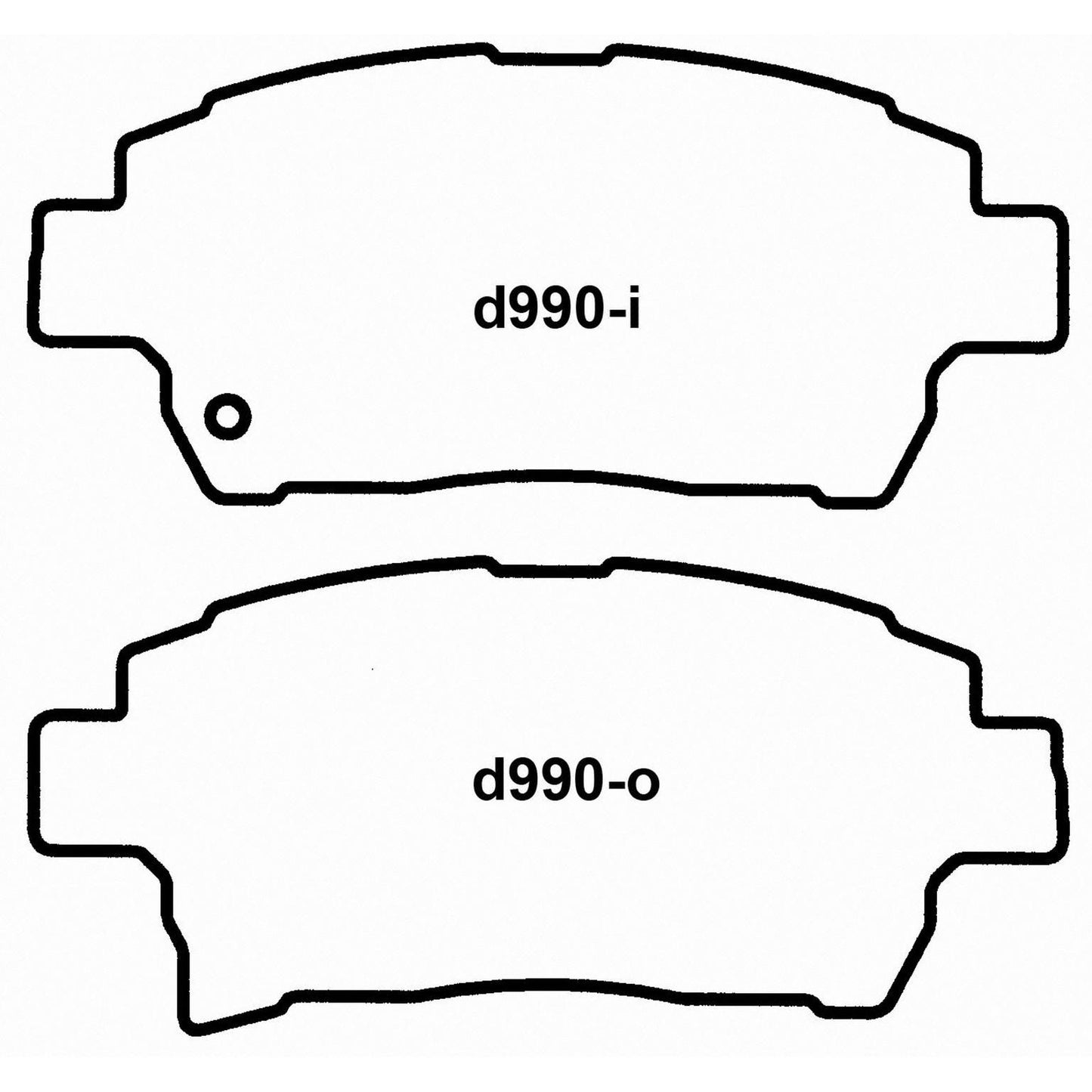 Wagner Brake Disc Brake Pad Set QC990