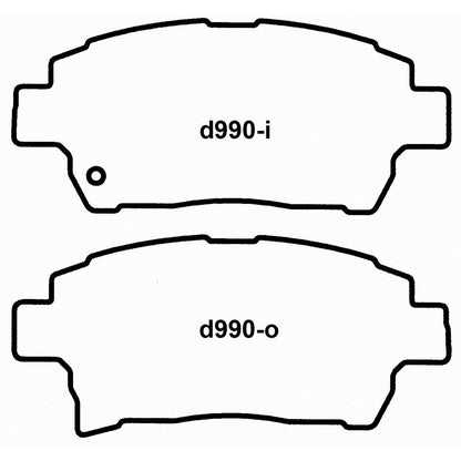 Wagner Brake Disc Brake Pad Set QC990