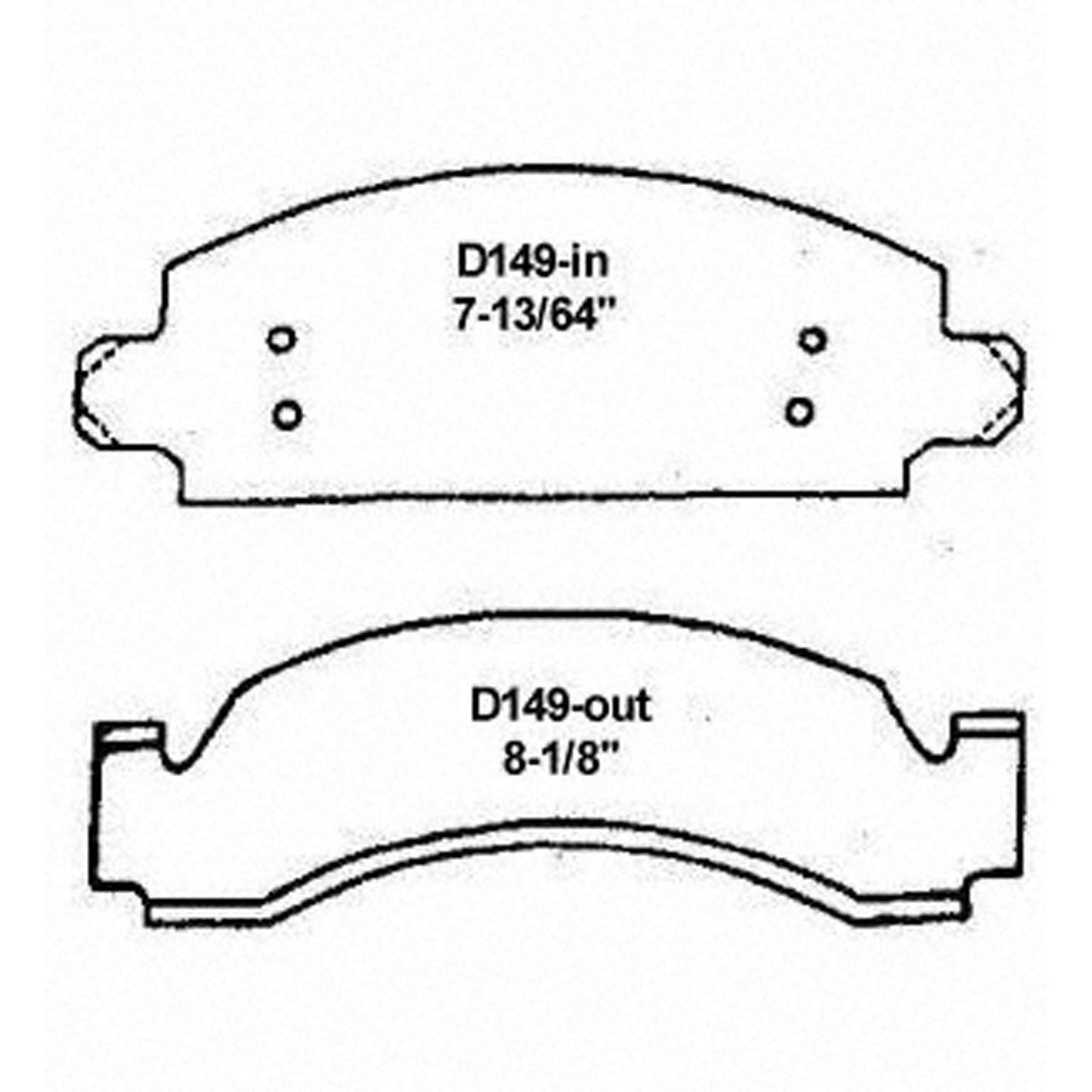 Wagner Brake Disc Brake Pad Set SX149