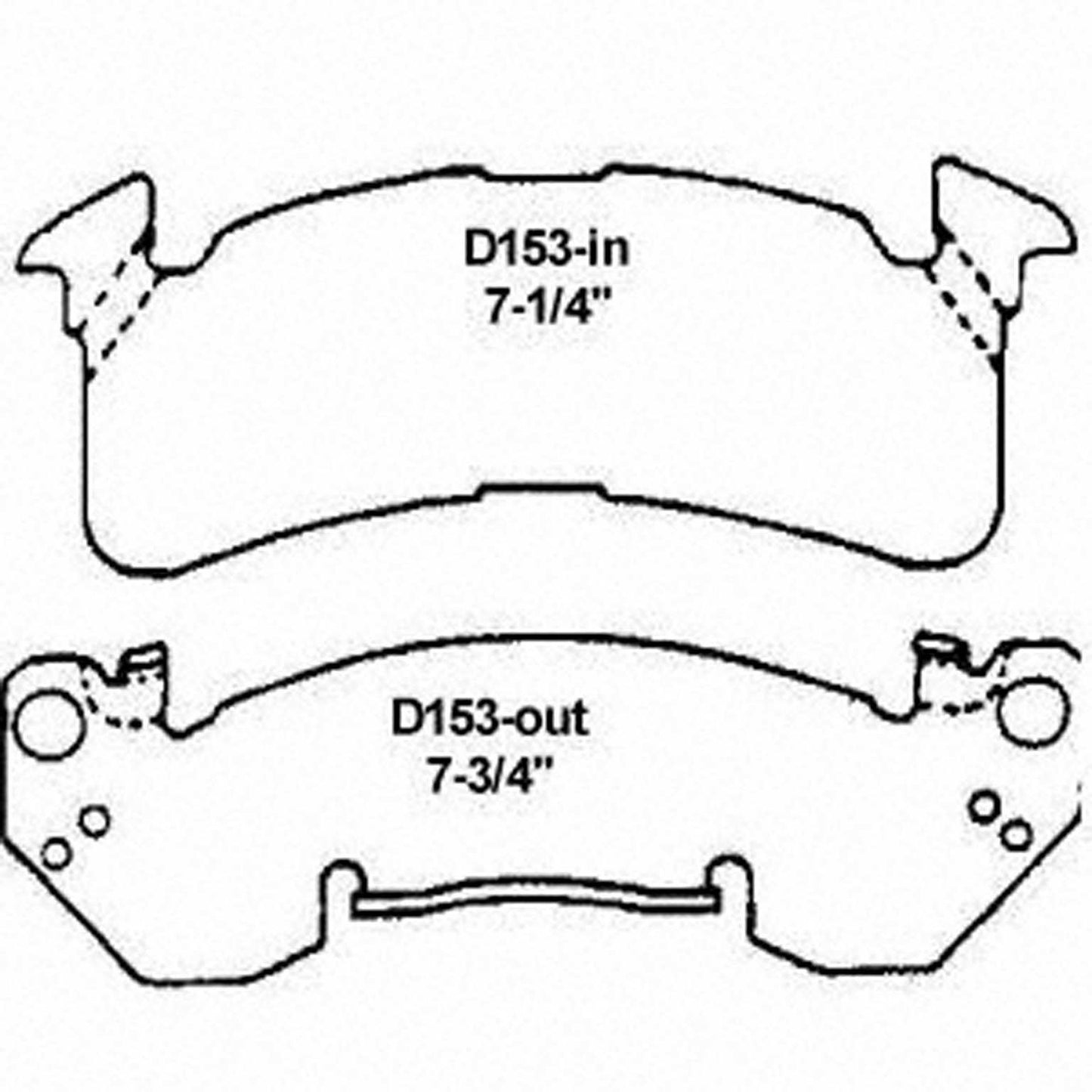 Wagner Brake Disc Brake Pad Set SX153