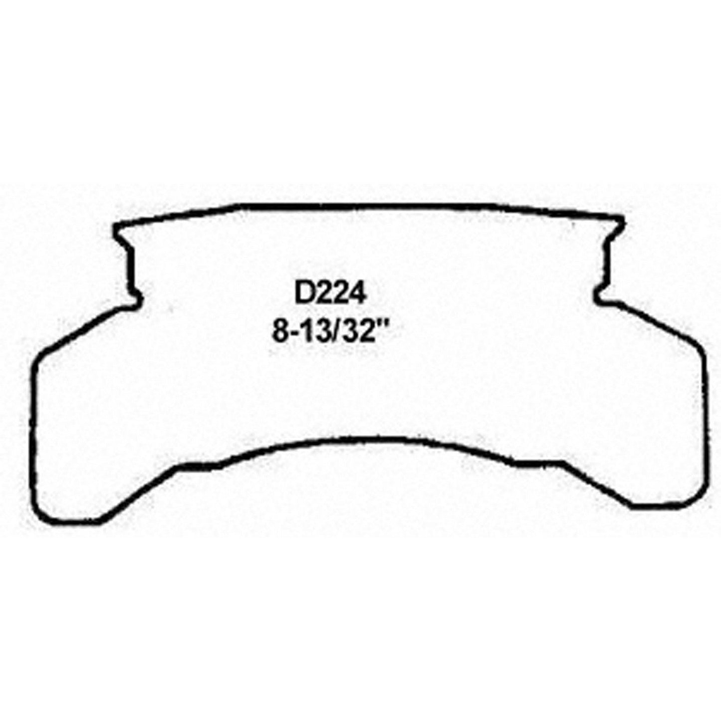 Wagner Brake Disc Brake Pad Set SX224