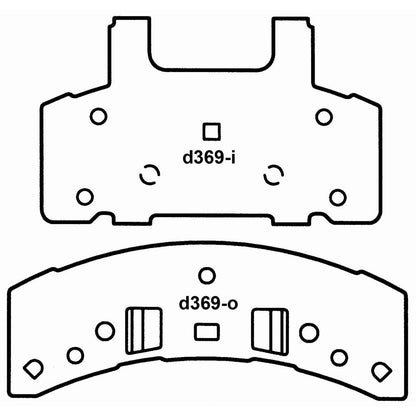 Wagner Brake Disc Brake Pad Set SX369