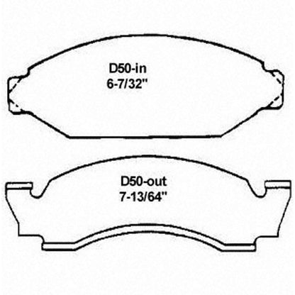 Wagner Brake Disc Brake Pad Set SX50