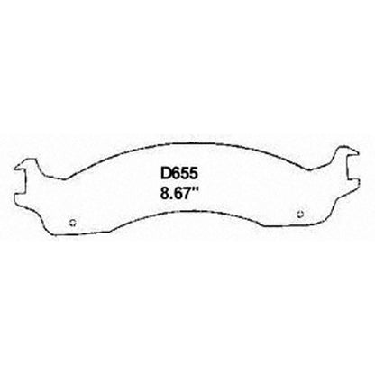 Wagner Brake Disc Brake Pad Set SX655