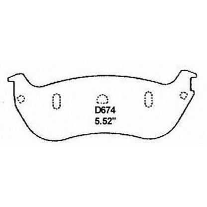 Wagner Brake Disc Brake Pad Set SX674