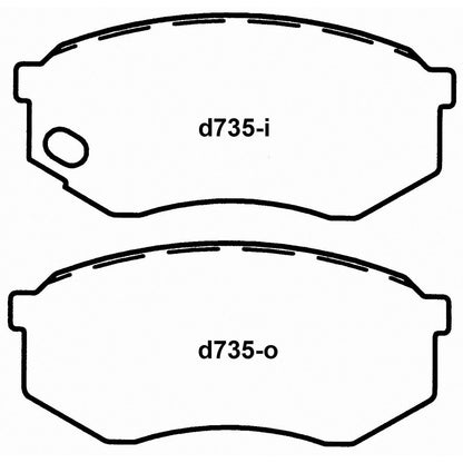 Wagner Brake Disc Brake Pad Set SX735