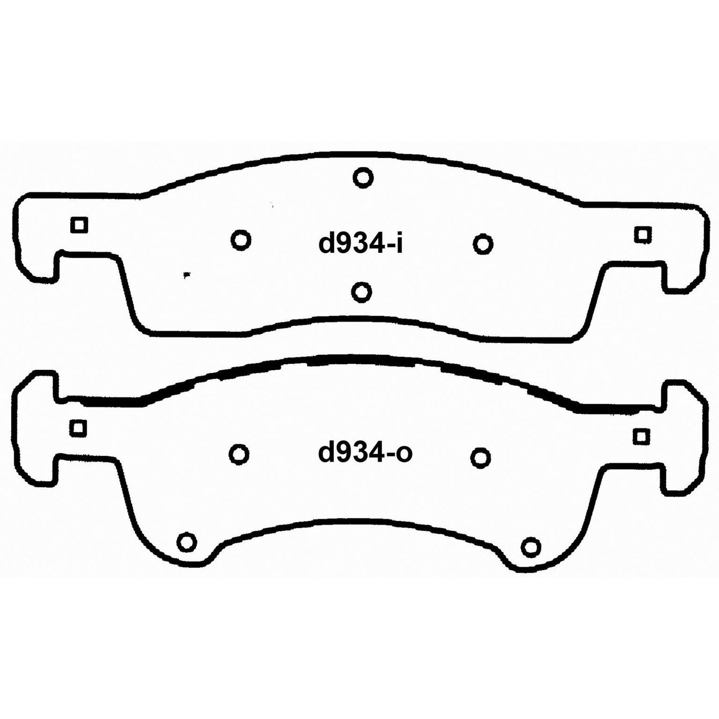 Wagner Brake Disc Brake Pad Set SX934