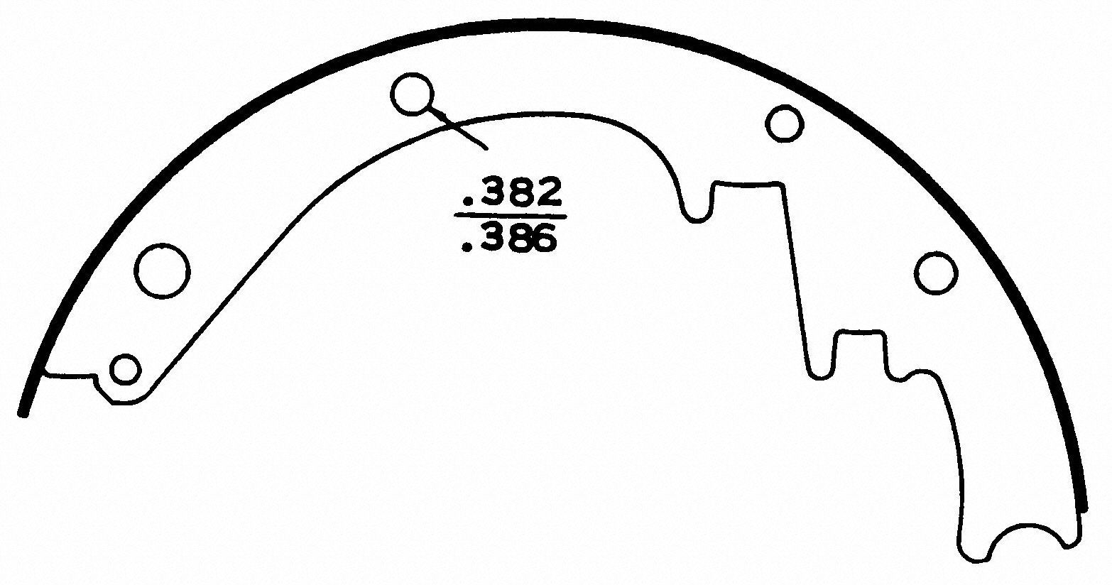 Wagner Brake Drum Brake Shoe Z161