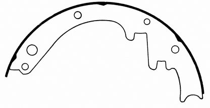 Wagner Brake Drum Brake Shoe Z227R