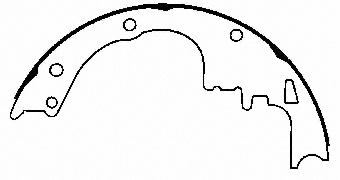 Wagner Brake Drum Brake Shoe Z246R