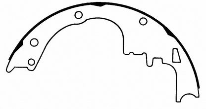 Wagner Brake Drum Brake Shoe Z246R