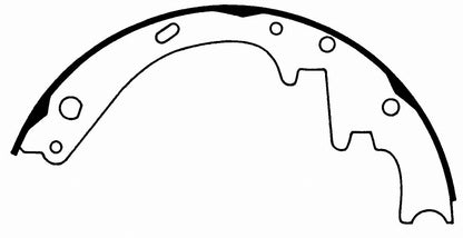 Wagner Brake Drum Brake Shoe Z264R