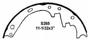 Wagner Brake Drum Brake Shoe Z265R