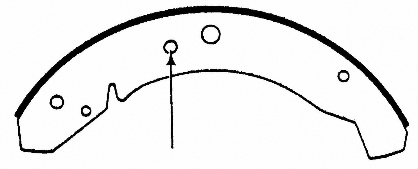 Wagner Brake Drum Brake Shoe Z315