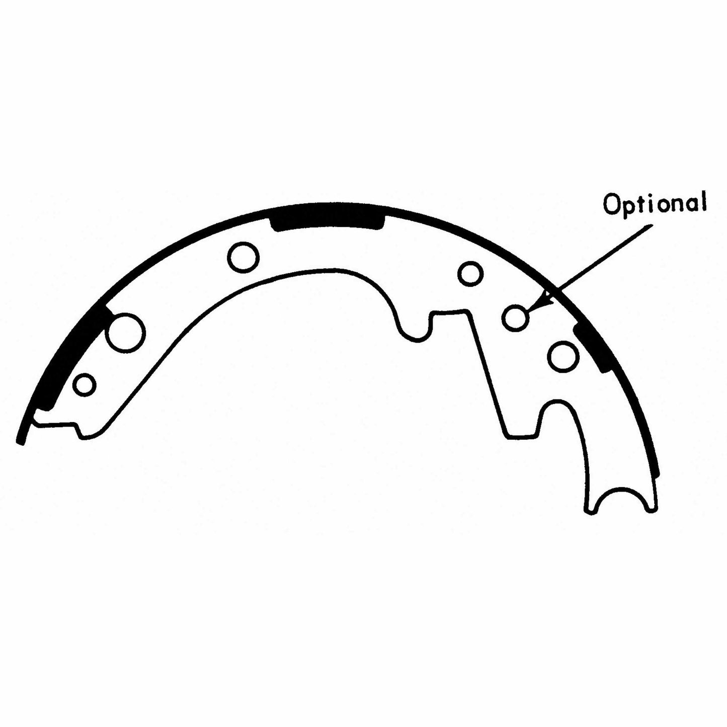 Wagner Brake Drum Brake Shoe Z329R