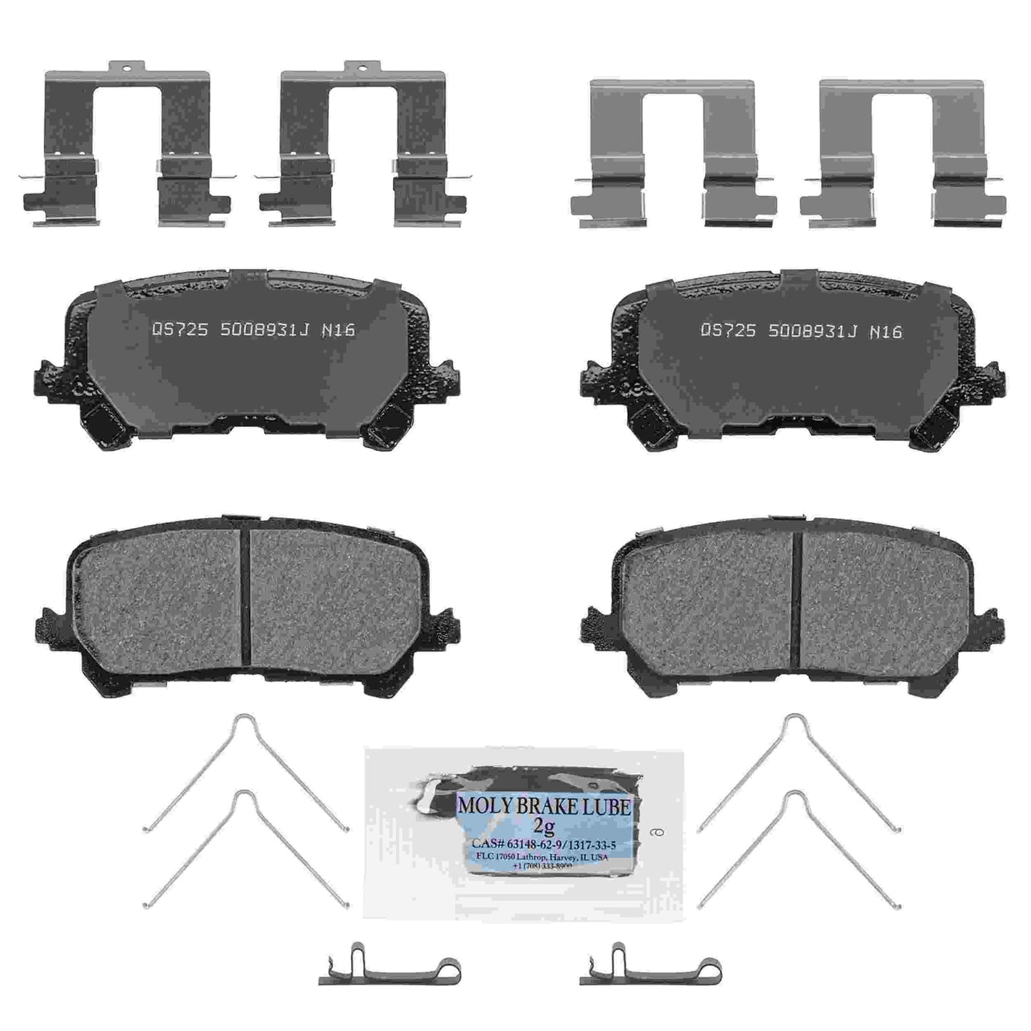 Wagner Brake Disc Brake Pad Set ZD1724