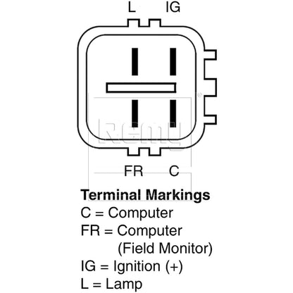 Remy Alternator 94713 image 6