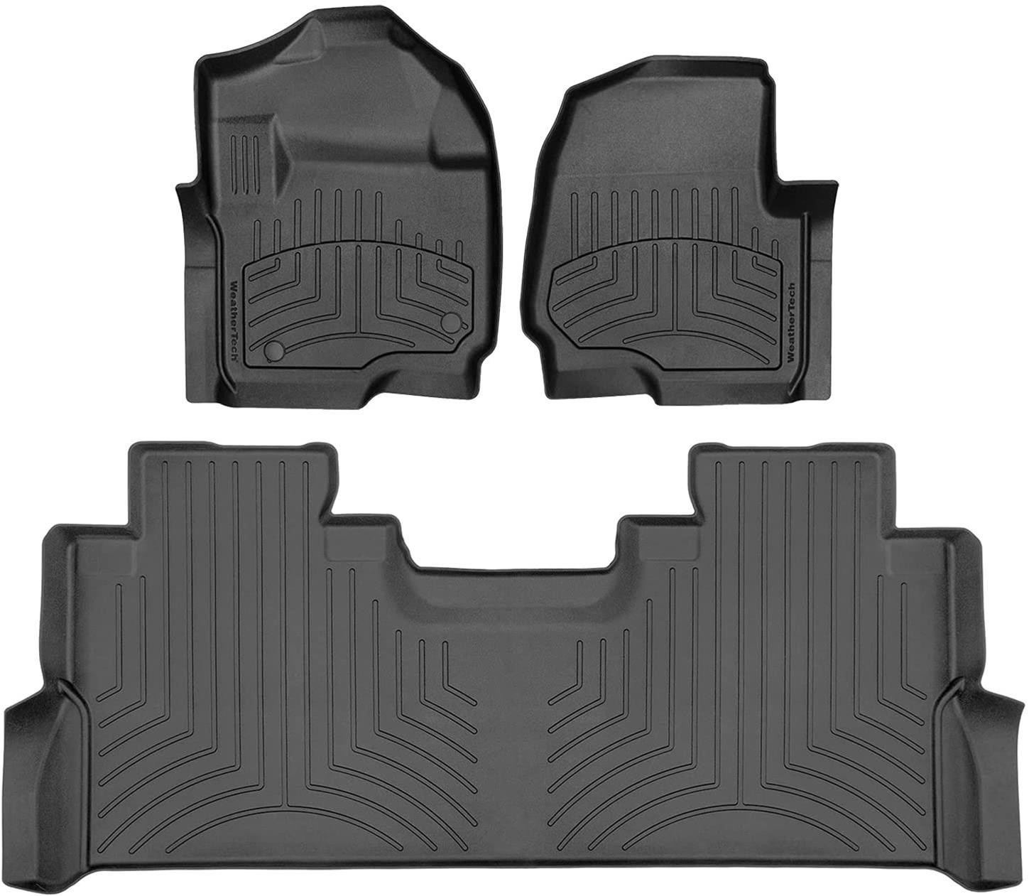 Weathertech Black Front & Rear Floor Liner HP Carpeting, Vinyl Flooring and Floor Mats Floor Mats main image