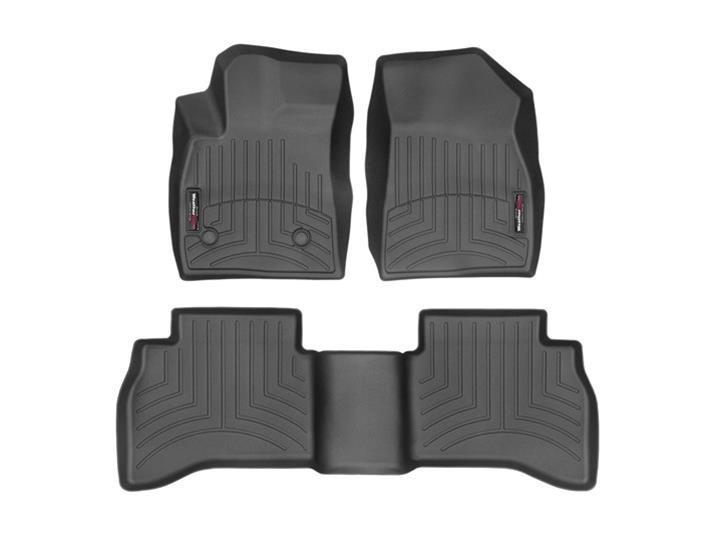 Weathertech Black Front and Rear Floorliners Carpeting, Vinyl Flooring and Floor Mats Floor Mats main image