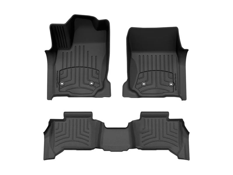 WEATHERTECH Floor Liners HP Front and Rear 25- Toyota P/U Interior and Accessories Carpeting, Vinyl Flooring and Floor Mats main image