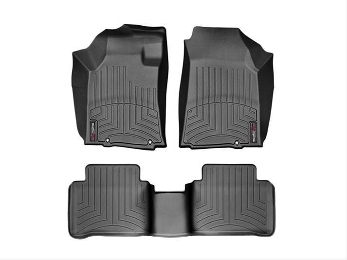 Weathertech Black Front and Rear Floorliners Carpeting, Vinyl Flooring and Floor Mats Floor Mats main image