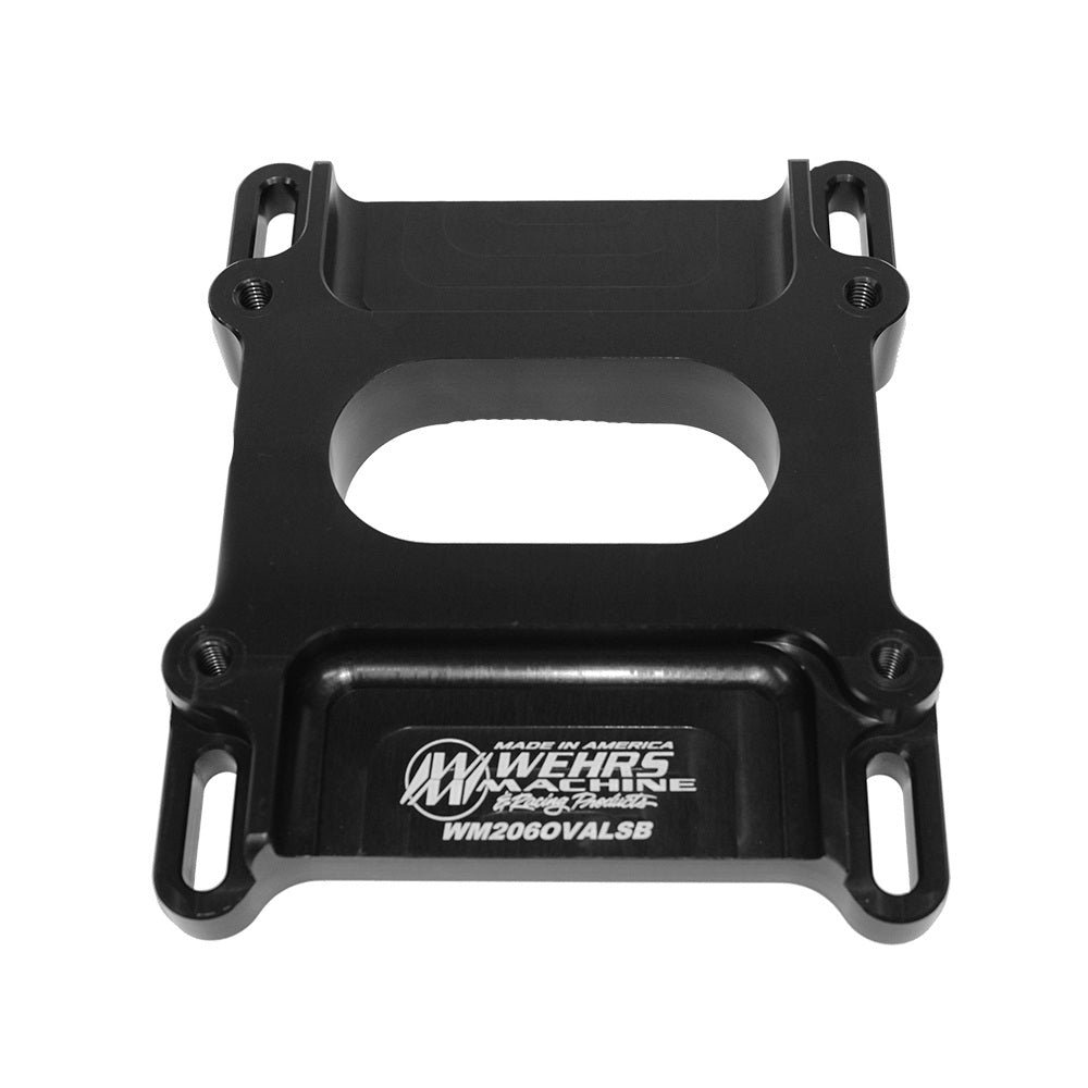 WEHRS MACHINE Carb Adapater 4412 1in Tall Oval Air and Fuel Carburetors and Components main image