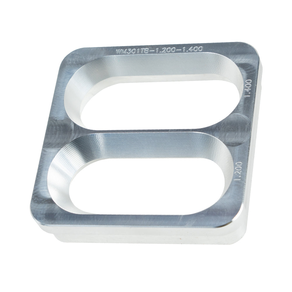 WEHRS MACHINE Carb Insert Twin Blade 1in Tall 1.200in-1.400in Air and Fuel Carburetors and Components main image