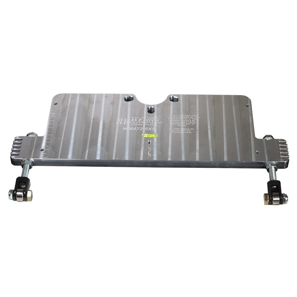 WEHRS MACHINE Set Up Plate for 5x5 Pattern Tools Suspension Tuning main image