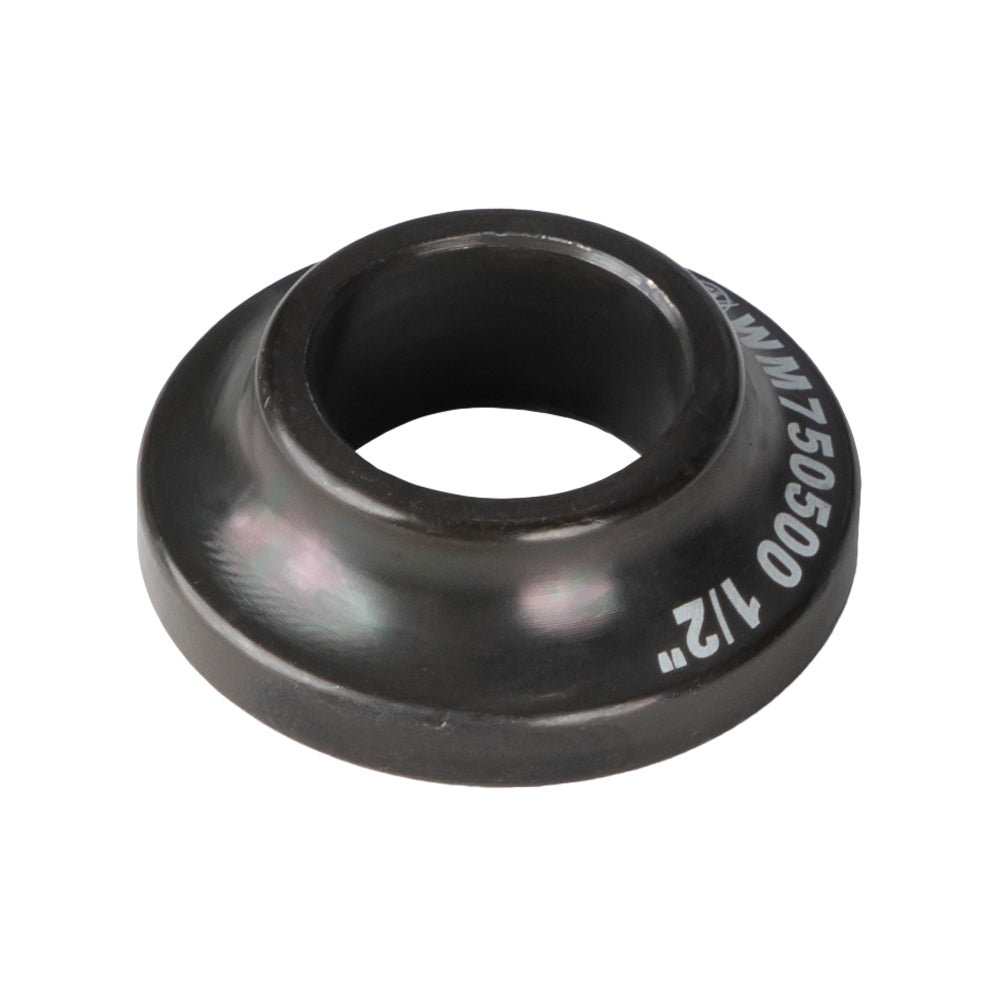 WEHRS MACHINE Spacer  3/4in X  1/2in Long Steel Tapered Fasteners Rod Ends Clevises and Components main image