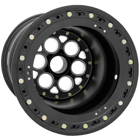 WELD RACING 15x17 8in BS Mag Sprint 42-Spline All Black Wheels and Tires Wheels main image