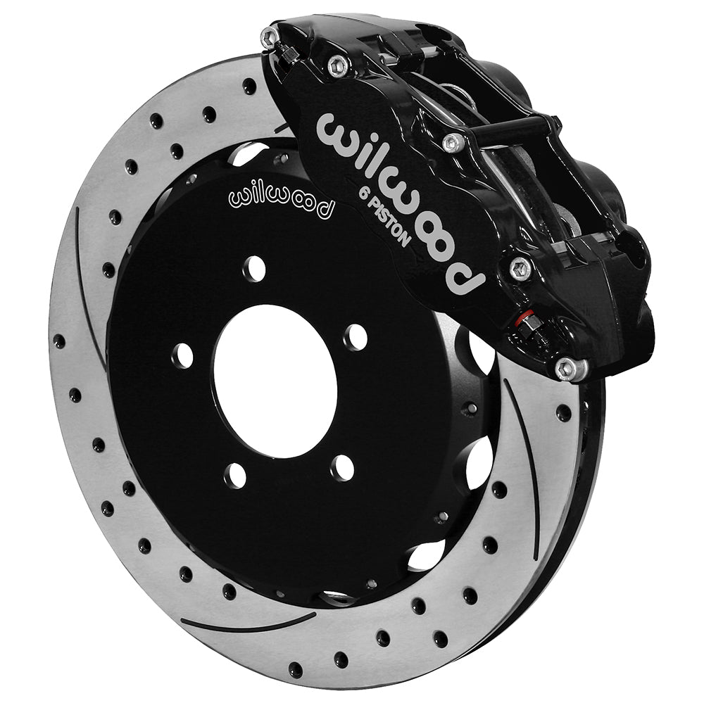 Wilwood 2013+ Honda Civic57mm Forged Narrow Superlite 6R Big Brake Front Brake Kit - Drilled Rotors 140-16847-D