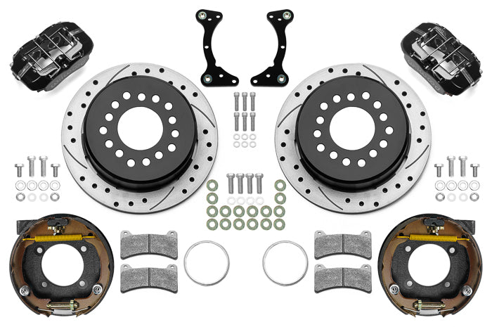 Wilwood Brake Kit Rear Black FDP Drilled 11in GM G Body Brake Systems And Components Brake Systems main image