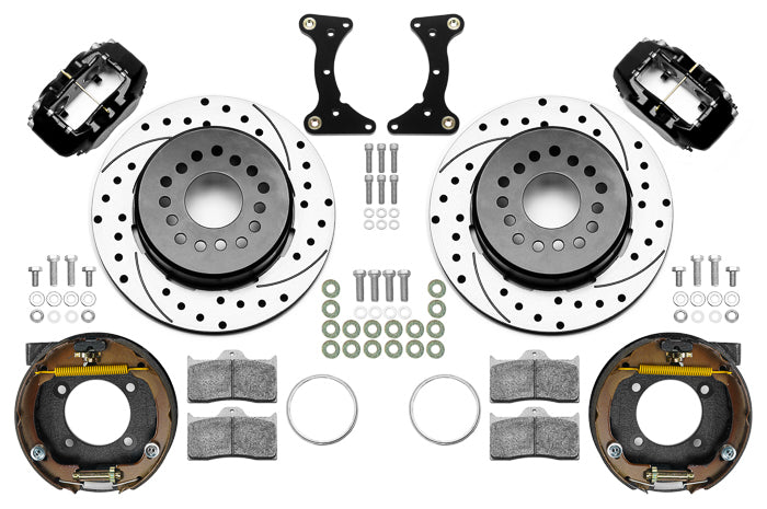 Wilwood Brake Kit Rear Black FDL Drilled 12in GM G Body Brake Systems And Components Brake Systems main image