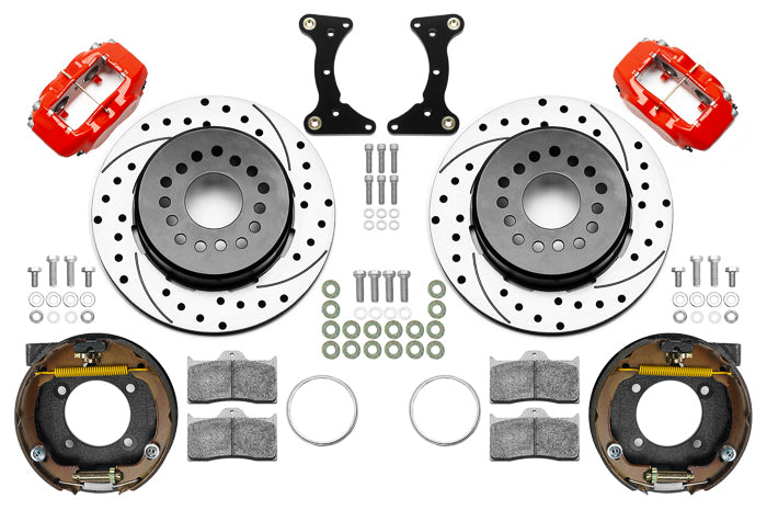 Wilwood Brake Kit Rear Red FDL Drilled 12in GM G Body Brake Systems And Components Brake Systems main image