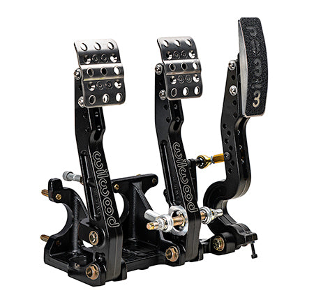 Wilwood Triple Pedal Assy Adj Floor Mnt W/Lnkg Tru-Bar Pedals and Pedal Pads Pedal Assemblies and Components main image