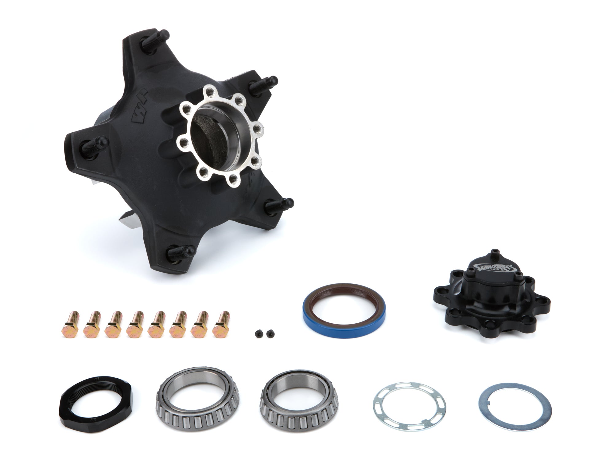 Winters Hub Kit Wide 5 Rear 1-Ton Coated Wheel Hubs, Bearings and Components Wheel Bearing Hub Assemblies main image