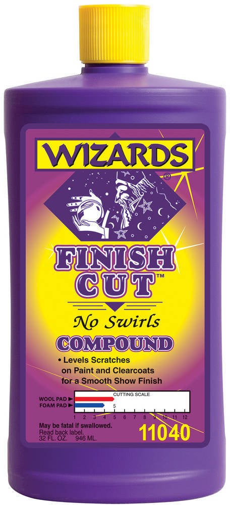 WIZARDS PRODUCTS No Swirls Compound 32oz. Paints and Finishing Waxes, Polishes and Protectants main image