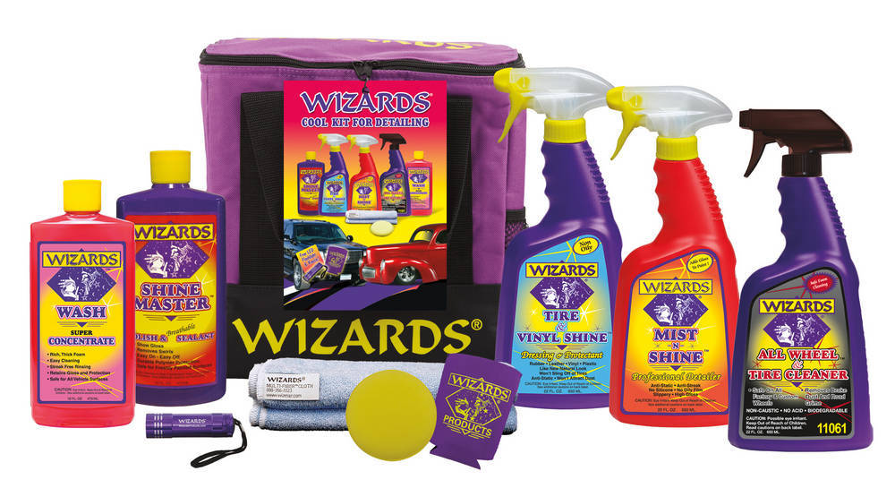 WIZARDS PRODUCTS Detailing Cool Kit 10 Pieces Paints and Finishing Waxes, Polishes and Protectants main image