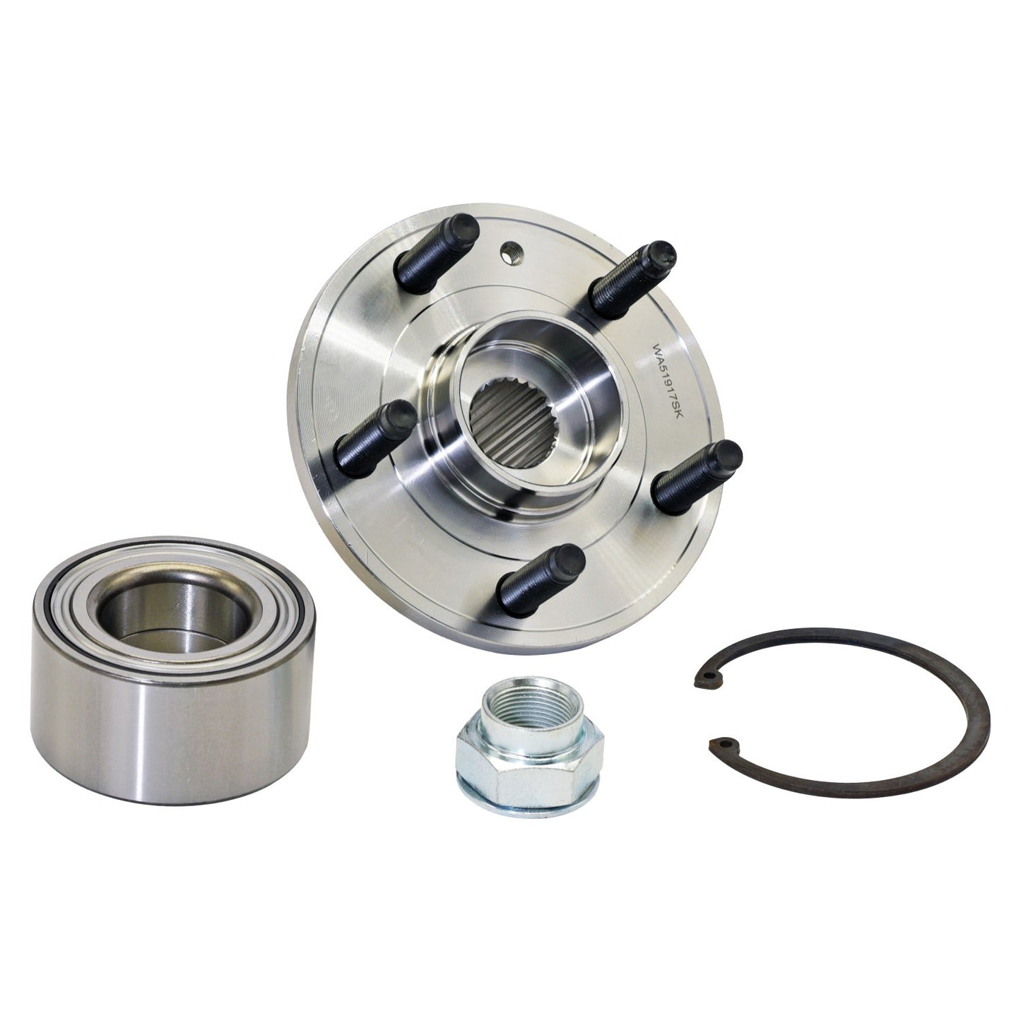 WJB Wheel Bearing and Hub Assembly Repair Kit WA51917SK image 2