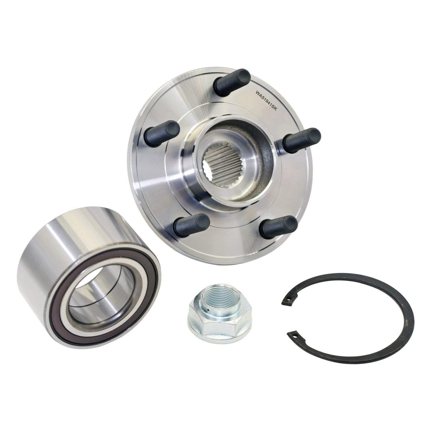 WJB Wheel Bearing and Hub Assembly Repair Kit WA51941SK image 2