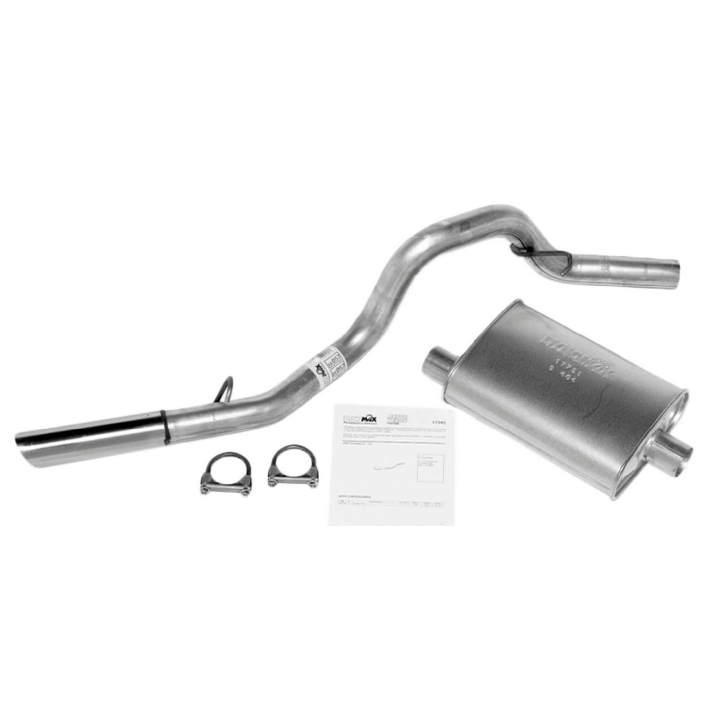 Dynomax SINGLE - 2.25" CAT-BACK SYSTEM - SUPER TURBOT MUFFLER