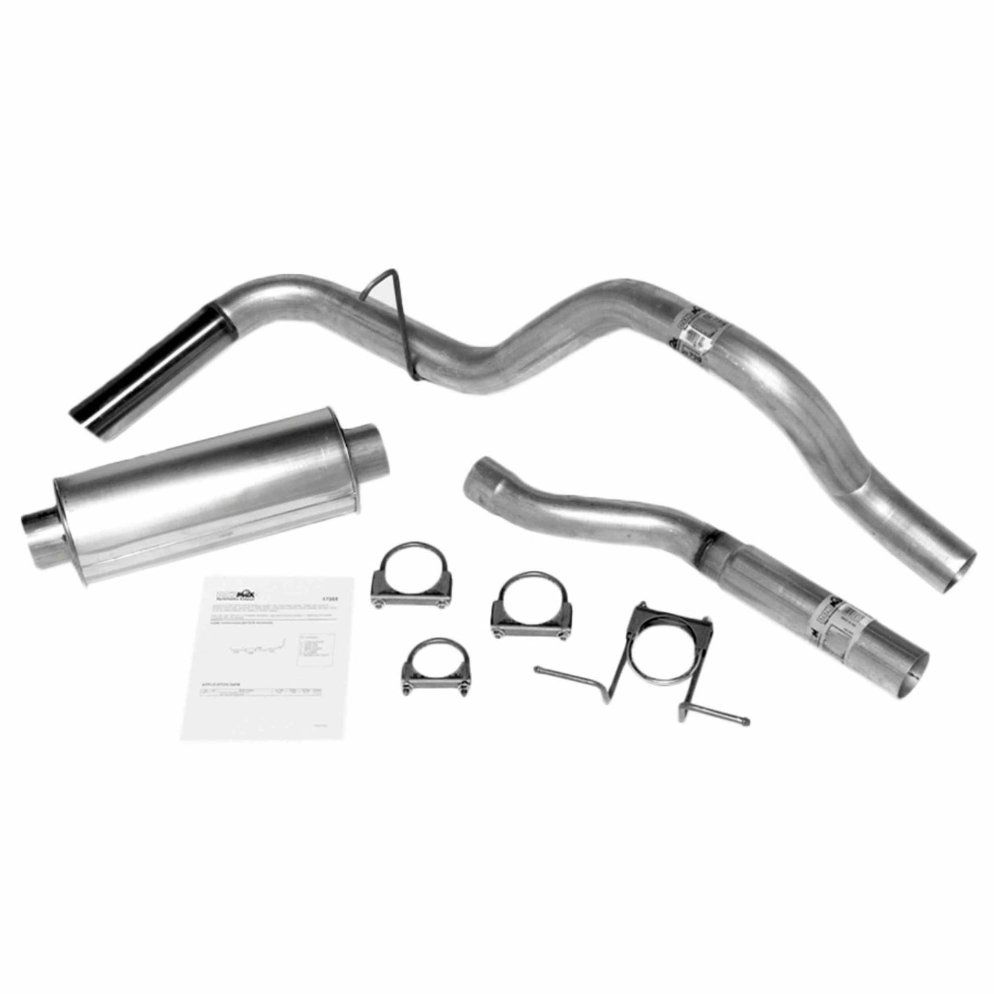 Dynomax Exhaust System Kit - Ultra Flo Cat Back System, Aluminized Steel