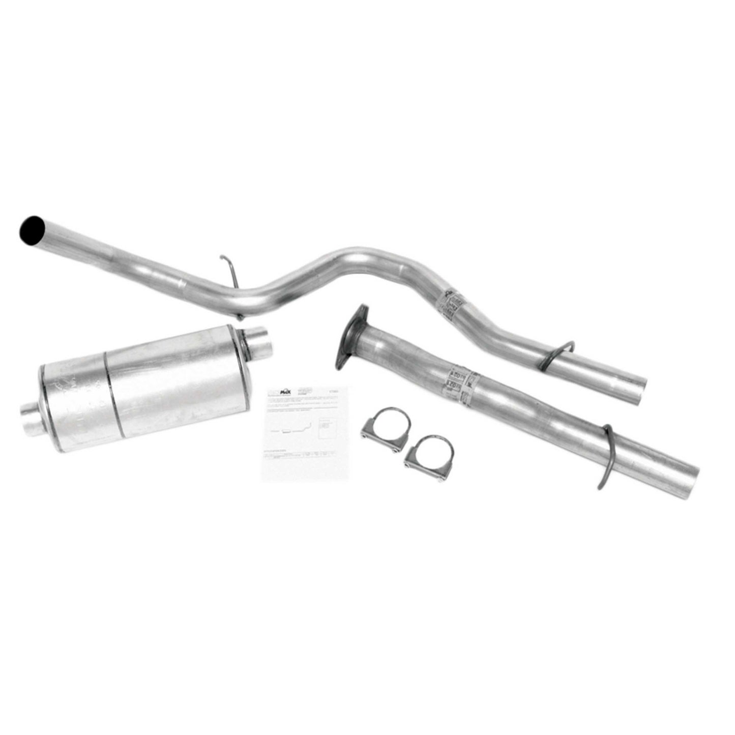 Dynomax Exhaust System Kit - Super Turbo Cat Back System, Aluminized Steel