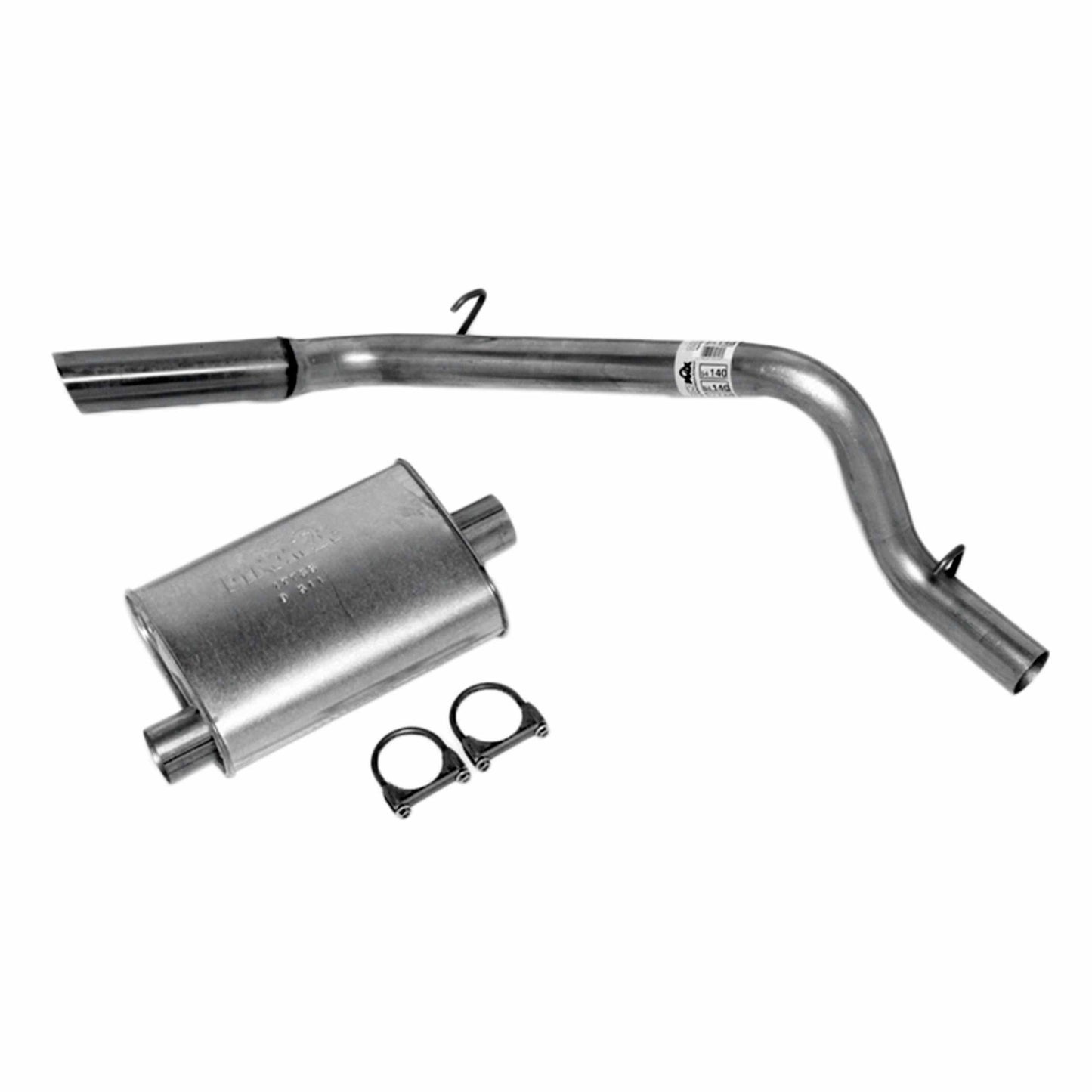 Dynomax SINGLE - 2.5" CAT-BACK SYSTEM - SUPER TURBOT MUFFLER
