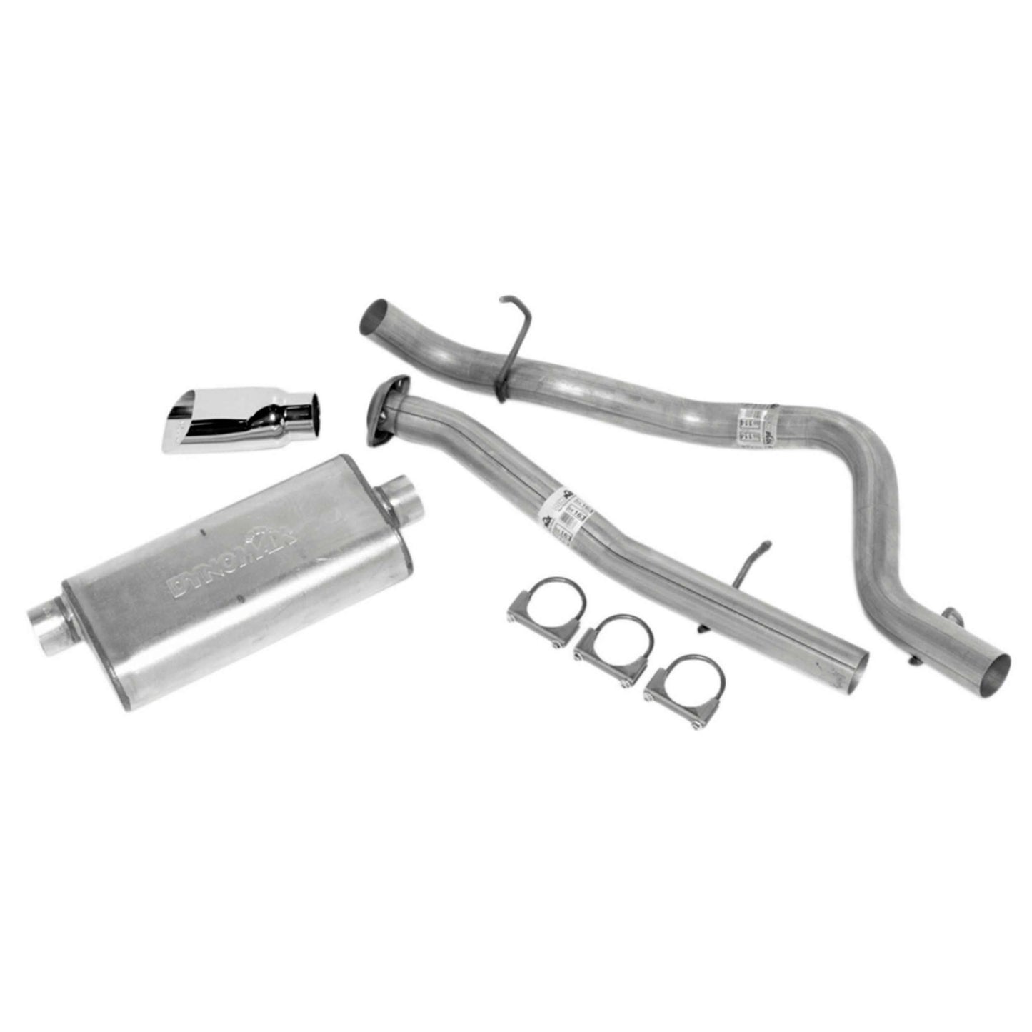 Dynomax Exhaust System Kit - Ultra Flo Cat Back System, Aluminized Steel