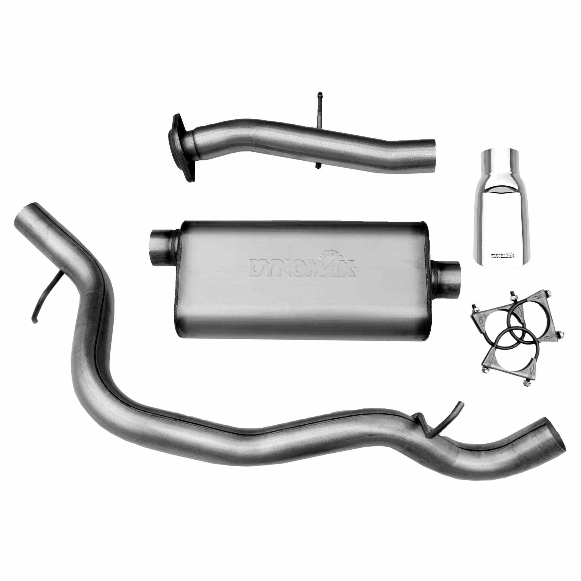 Dynomax Exhaust System Kit - Ultra Flo Cat Back System, Aluminized Steel