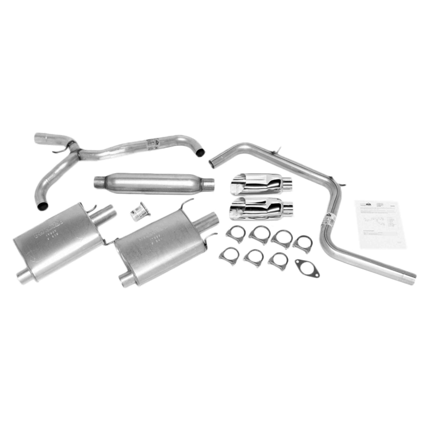 Dynomax DUAL - 2.25"/2.5" CAT-BACK SYSTEM - SUPER TURBOT MUFFLER